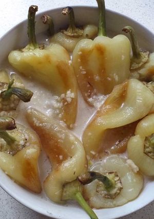 O poză a rețetei Salată de ardei copți.