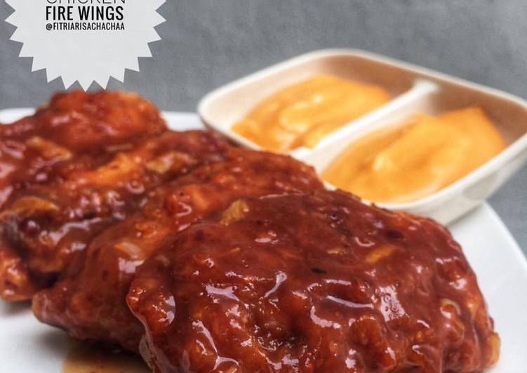 Resep Chicken fire wings, Lezat