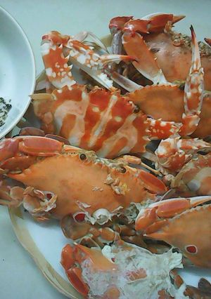 Hình của món Ghẹ muối tiêu chanh.
