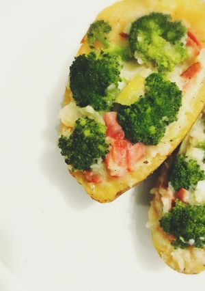 Foto resep Jacket Potato/Baked Potato /Kentang Panggang Isi - tanpa oven
