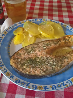 Una foto de Rodaja de salmón al horno