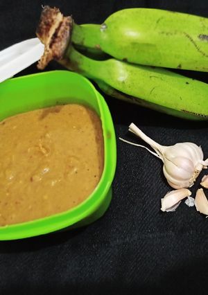 A picture of Raw banana peel chutney.