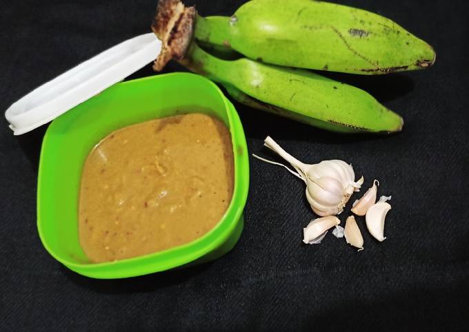 Raw banana peel chutney Recipe by pooja Jha - Cookpad