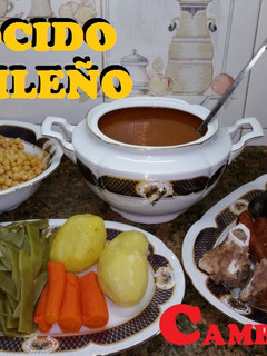 Una foto de El cocido madrileño