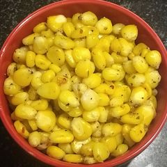 A picture of Indo - Italian masala corn.