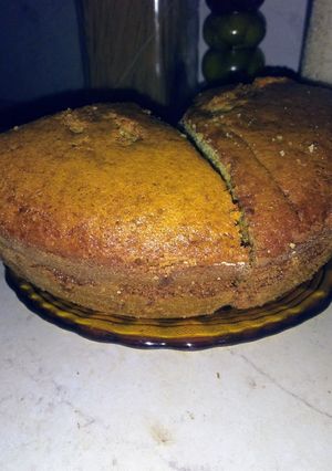 Una foto de Torta de granos de arroz en licuadora