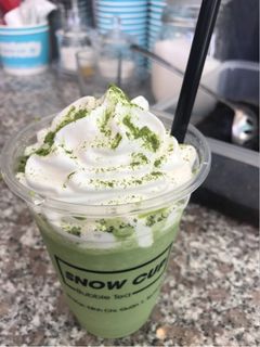 Hình của món Matcha đá xay.