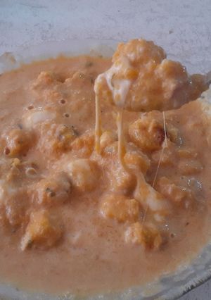 Una foto de Sopa crema de zapallo