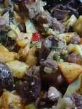 Frito mallorquín de cordero