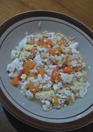 Foto resep Orak arik tahu telur untuk diet