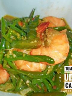 Foto resep Tumis Tauco Udang Cabe Ijo