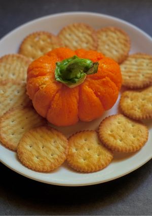 A picture of Halloween Party with Pumpkin (no cook).
