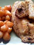 Honey butter Tilapia with scallops