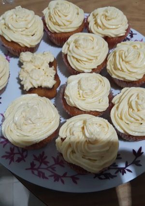 Une photo de Cupcakes à la vanille