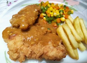 Foto resep 44. Chicken Steak w/ Brown Sauce