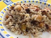 Una foto de arroz con chorizo