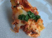 A picture of mozzarella stuffed