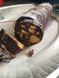 Salame di cioccolato (chocolate sausage)