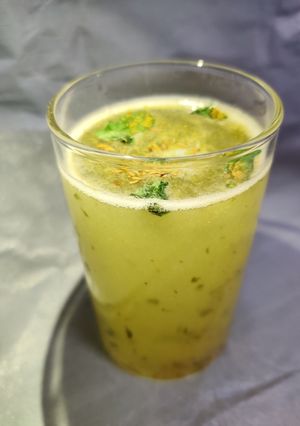 A picture of Beat the heat with Aam panna.