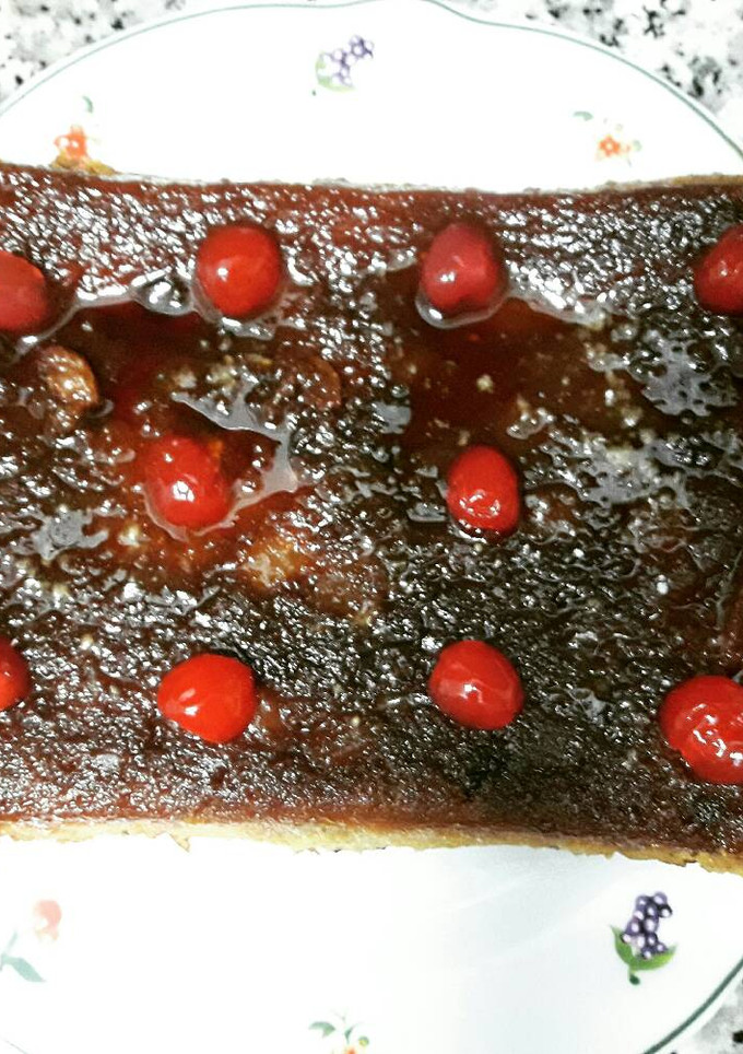Una foto de Pudin de pan con pasas