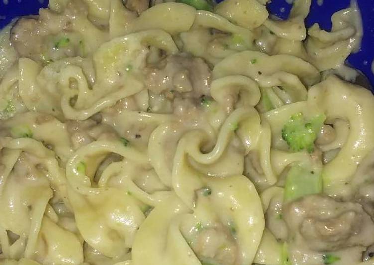 My Favorite Day before payday beef stroganoff