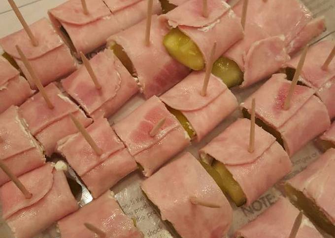 Pickle Ham Rollups