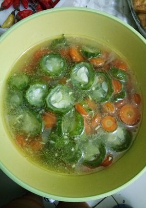 Foto resep Sayur bening oyong wortel