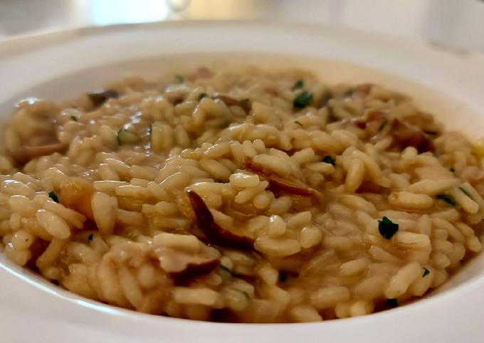 Ricetta di Perfetto Risotto ai funghi porcini