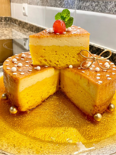 Una foto de Pastel de zanahoria (Carrot cake)