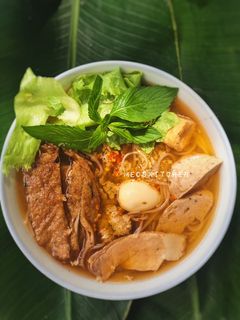 Hình của món Bún riêu cua dã chiến.