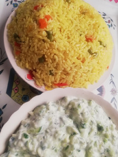 صورة لوصفة رز مع الخضار
