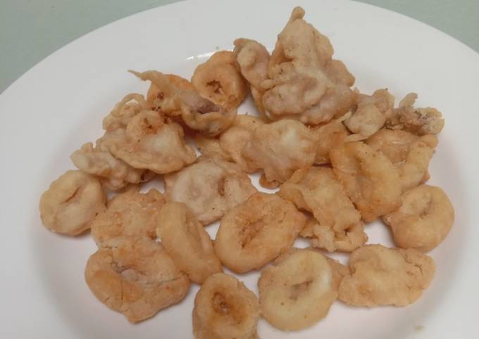 Resep Cumi goreng tepung Resep Cumi goreng tepung