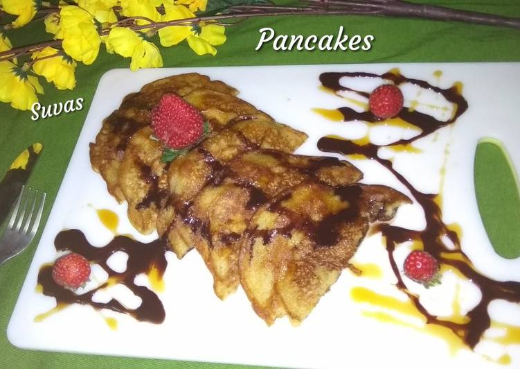 Recipe of Homemade Wheat Flour Banana Pancakes