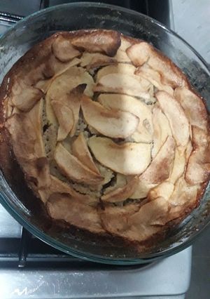 Una foto de Torta de manzana
