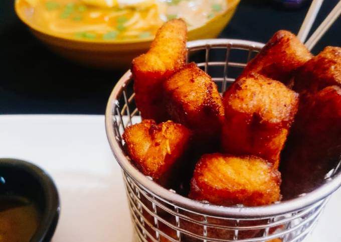 Finger_Fish_fry With #Sriracha_Ramen_Noodle #Soup