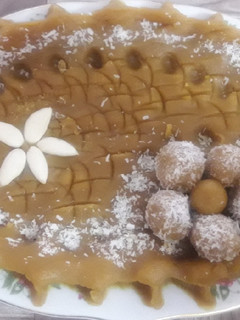 عکسی از دستور حلوای آرد گندم