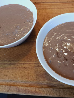 Una foto de Natillas realfooders de caqui