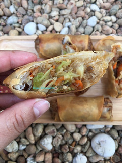 A picture of Fried Spring Rolls.