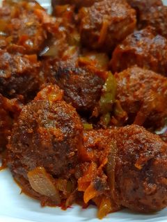 صورة لوصفة حمسة كرات اللحم الجاهزه