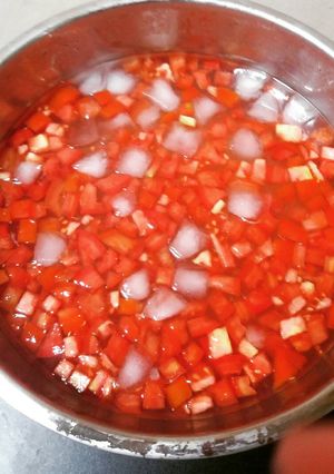 Foto resep Es tomat
