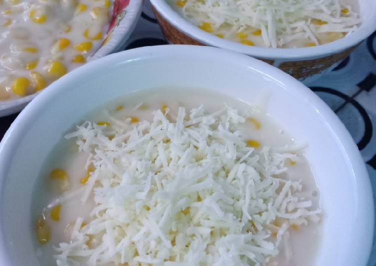 How to Prepare Appetizing Soup creamy jagung endulita barbara