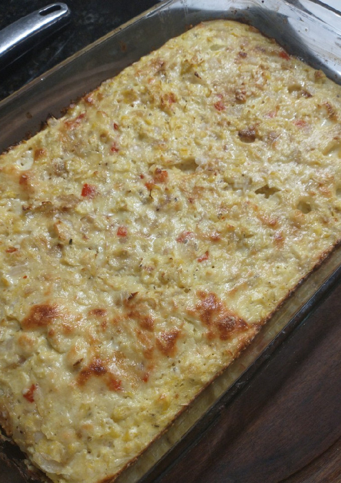 Una foto de Chipa guazú