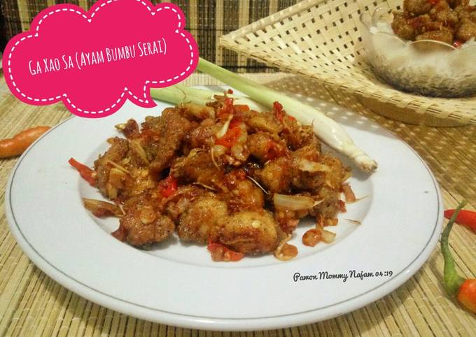 Ga Xao Sa - Ayam Bumbu Serai Gaya Vietnam