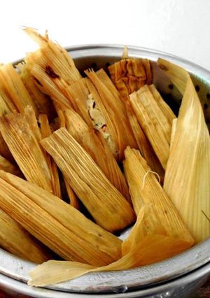 Una foto de Tamalitos de navidad de biznaga y piña  las Correa