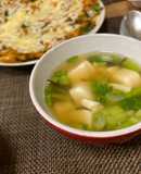 Súp nhanh chóng và dễ dàng với lá cần tây