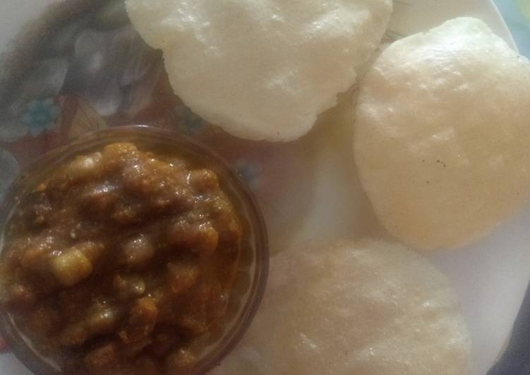 Simple Way to Make Quick Chole puri–