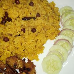 A picture of Namkeen chawal.