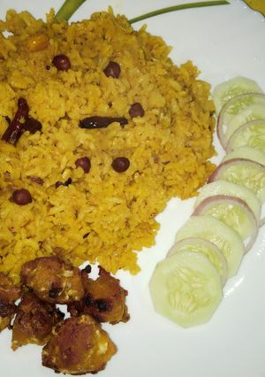 A picture of Namkeen chawal.