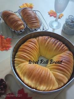 Foto resep Wool Roll Bread - Eggless, 1x Proofing