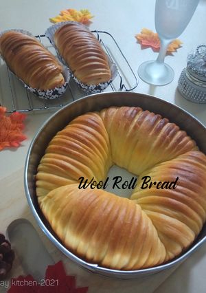 Foto resep Wool Roll Bread - Eggless, 1x Proofing